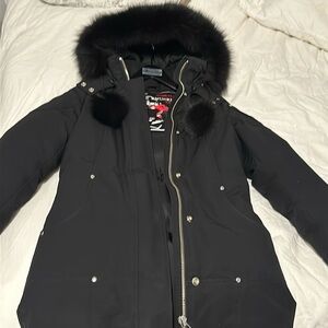 Moose knuckle parka coat
